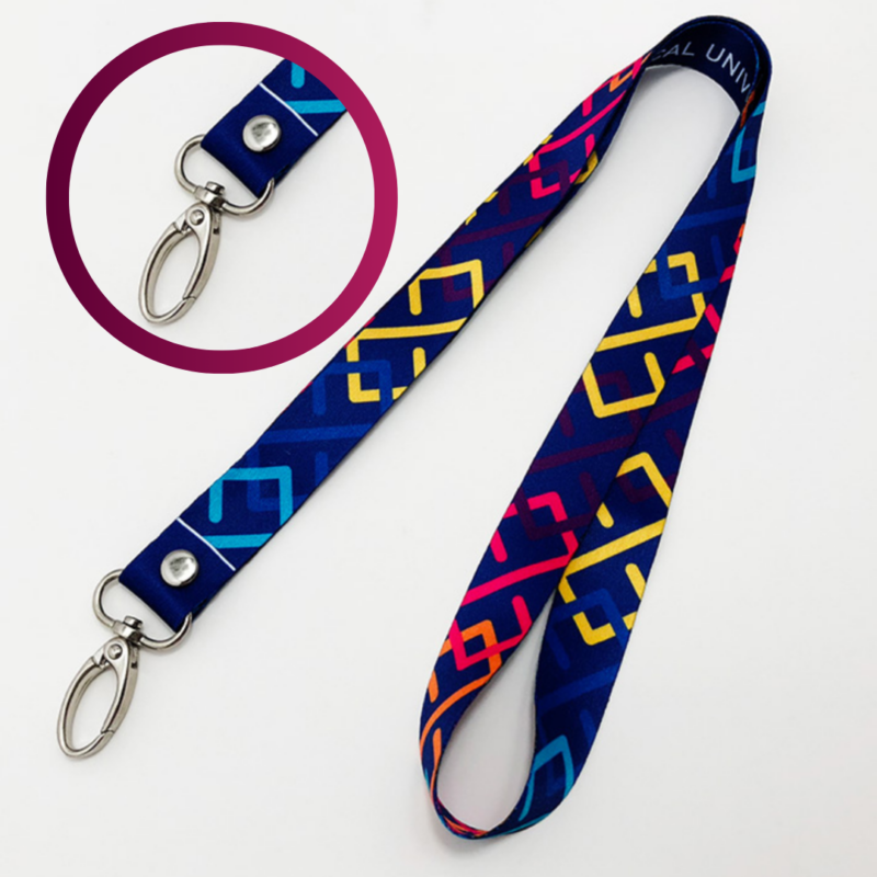 20mm Digital Lanyard with Oval Hook