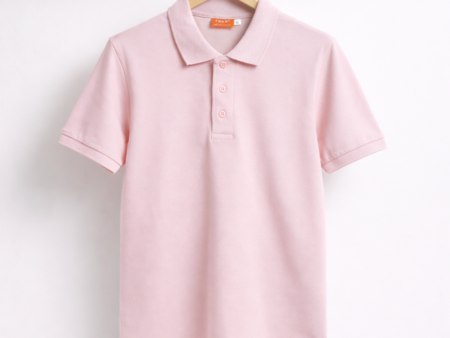 Trost Baby Pink Polo Collar T shirt