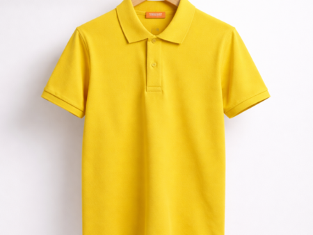 Trost Lemon Yellow Polo Collar T shirt